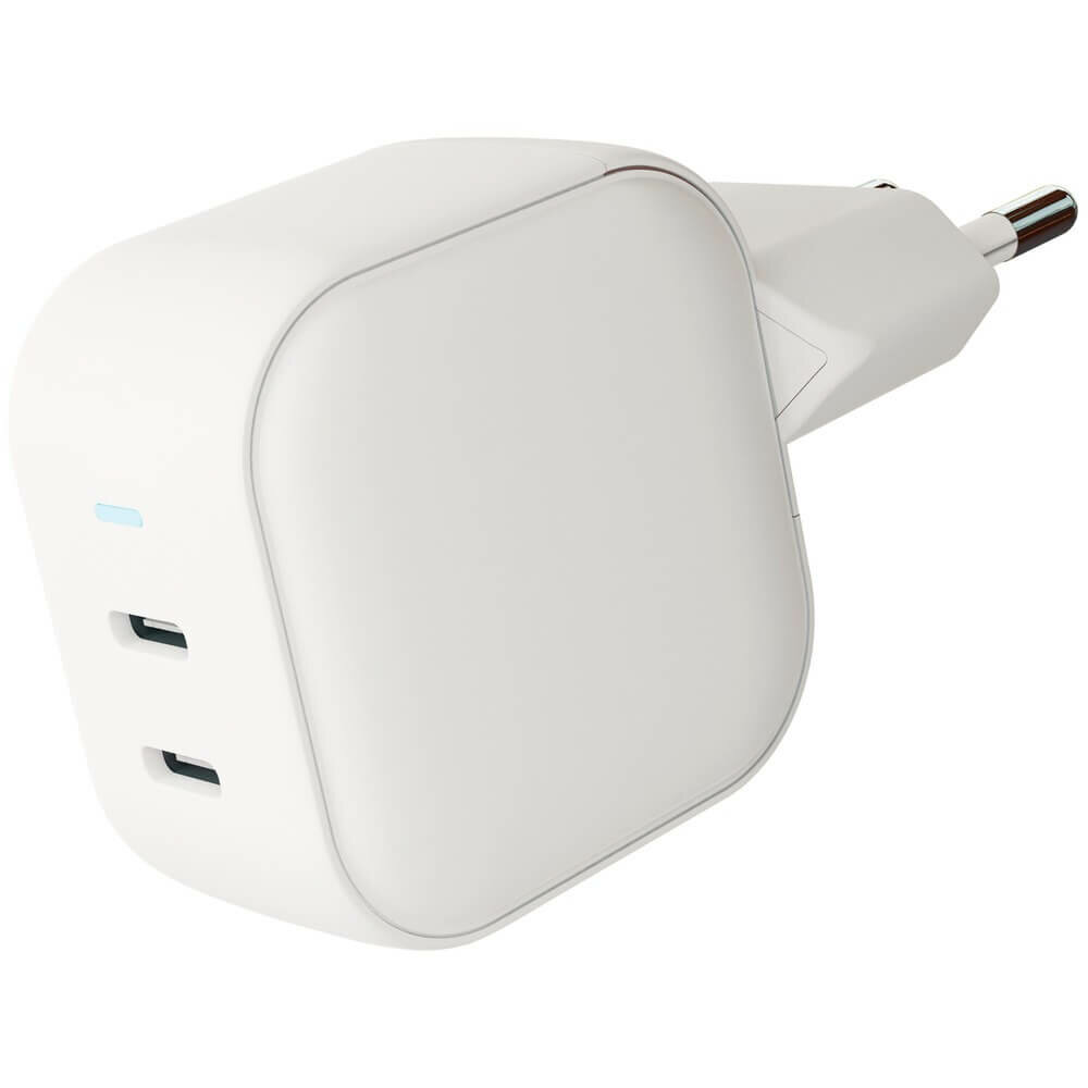Сетевое зарядное устройство «vlp» G-Charge G-Charge 45W USB-C+USB-С, PD, QC, белый Сетевое зарядное устройство «vlp» G-Charge G-Charge 45W USB-C+USB-С, PD, QC, белый
