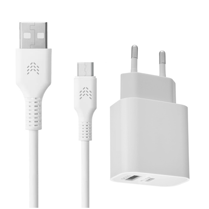Сетевое зарядное устройство Rocket Space Pro USB-A + кабель USB-C, 10.5W, белый Сетевое зарядное устройство Rocket Space Pro USB-A + кабель USB-C, 10.5W, белый