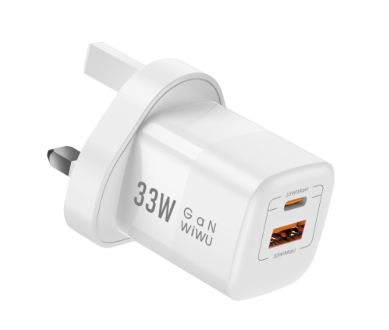 Сетевое зарядное устройство WiWU U008 USB-С + USB-A Сетевое зарядное устройство WiWU U008 USB-С + USB-A