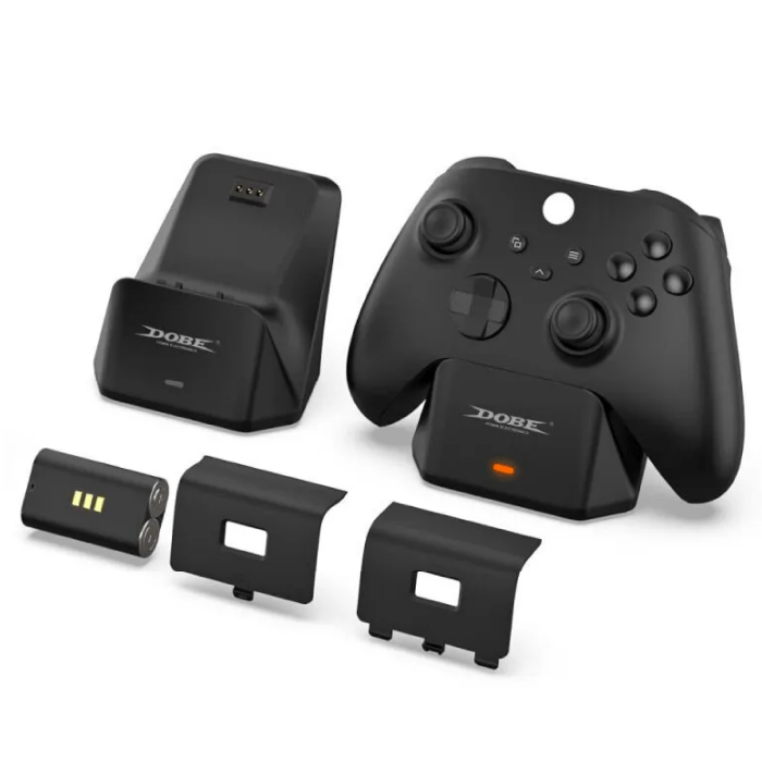 Зарядная станция Dobe для геймпадов Xbox One/Series S/X + аккумулятор TYX-0607X Зарядная станция Dobe для геймпадов Xbox One/Series S/X + аккумулятор TYX-0607X
