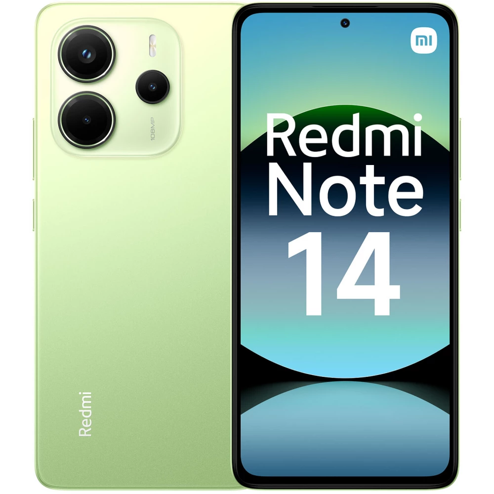 Смартфон Xiaomi Redmi Note 14 6/128Gb Lime Green EU Смартфон Xiaomi Redmi Note 14 6/128Gb Lime Green EU