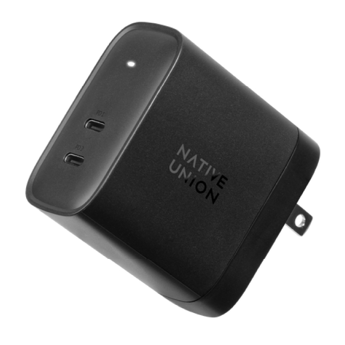 Сетевое зарядное устройство Native Union Fast GaN Charger PD, 65W, черный Сетевое зарядное устройство Native Union Fast GaN Charger PD, 65W, черный