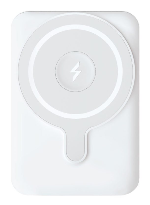 Внешний аккумулятор «vlp» Dual Magsafe PowerBank USB-C, 5000 mAh, белый Внешний аккумулятор «vlp» Dual Magsafe PowerBank USB-C, 5000 mAh, белый