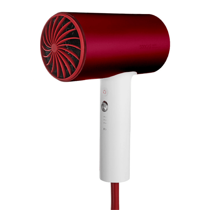 Фен для волос Xiaomi Soocare Anions Hair Dryer H3S 2019 красный (нет Диффузора) Фен для волос Xiaomi Soocare Anions Hair Dryer H3S 2019 красный (нет Диффузора)