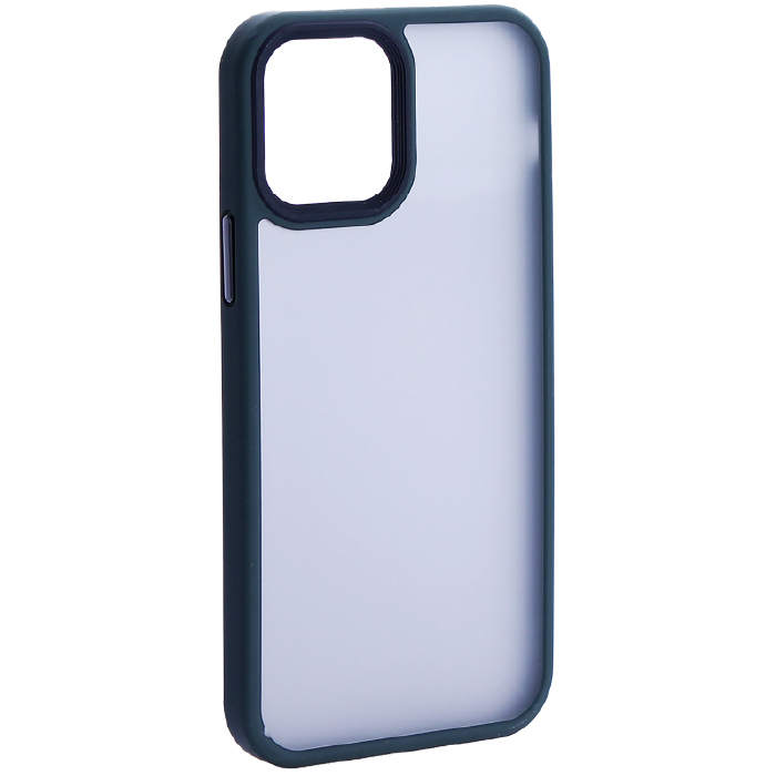 Чехол пластиковый DFANS Design Be Different Case с силиконовыми бортами для iPhone 12 Pro Max Green Чехол пластиковый DFANS Design Be Different Case с силиконовыми бортами для iPhone 12 Pro Max Green