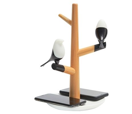 Светильник HomeTree Qis Fast Charge (YT-M1601-2WW) с беспроводной зарядкой (Light Wood) Светильник HomeTree Qis Fast Charge (YT-M1601-2WW) с беспроводной зарядкой (Light Wood)