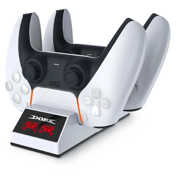 Зарядная станция для Dobe 2-x геймпадов PS5 Dual Sense Charging Dock (TP5-0508B) Зарядная станция для Dobe 2-x геймпадов PS5 Dual Sense Charging Dock (TP5-0508B)