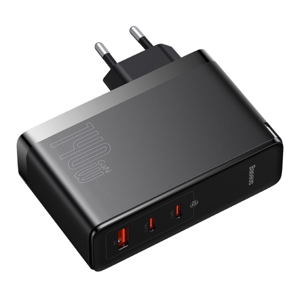 Сетевое зарядное устройство Baseus GaN 5 Pro Fast Charger 3 USB-C<USB-C<USB-A + кабель Type-C to Type-C 140W Сетевое зарядное устройство Baseus GaN 5 Pro Fast Charger 3 USB-C<USB-C<USB-A + кабель Type-C to Type-C 140W