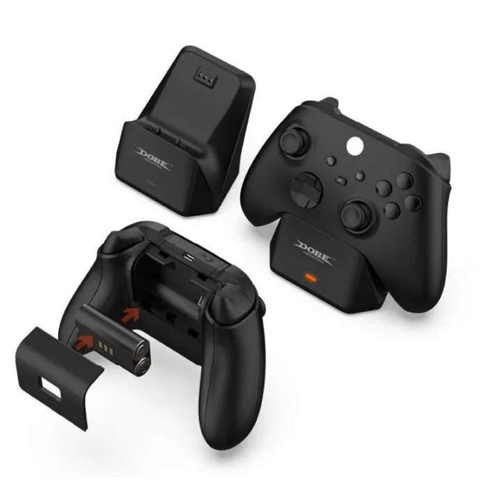 Зарядная станция Dobe для геймпадов Xbox One/Series S/X + аккумулятор TYX-0607X Зарядная станция Dobe для геймпадов Xbox One/Series S/X + аккумулятор TYX-0607X