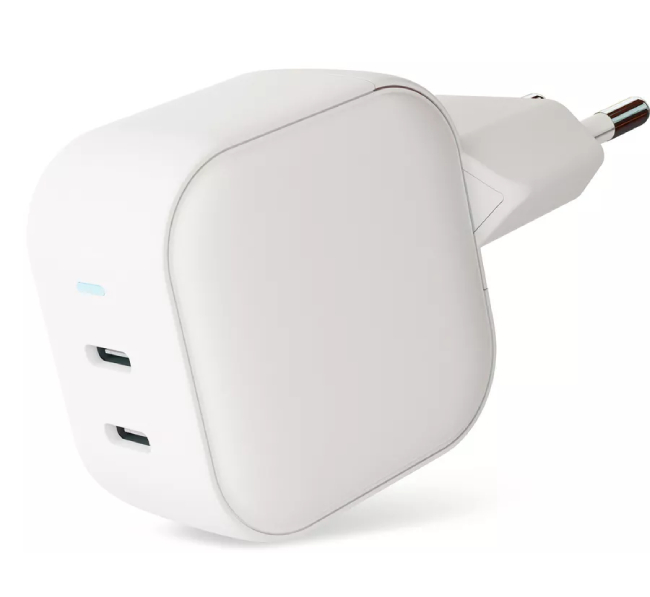 Сетевое зарядное устройство "vlp" G-Charge 45W USB-C+USB-C, PD, QC, белый Сетевое зарядное устройство "vlp" G-Charge 45W USB-C+USB-C, PD, QC, белый