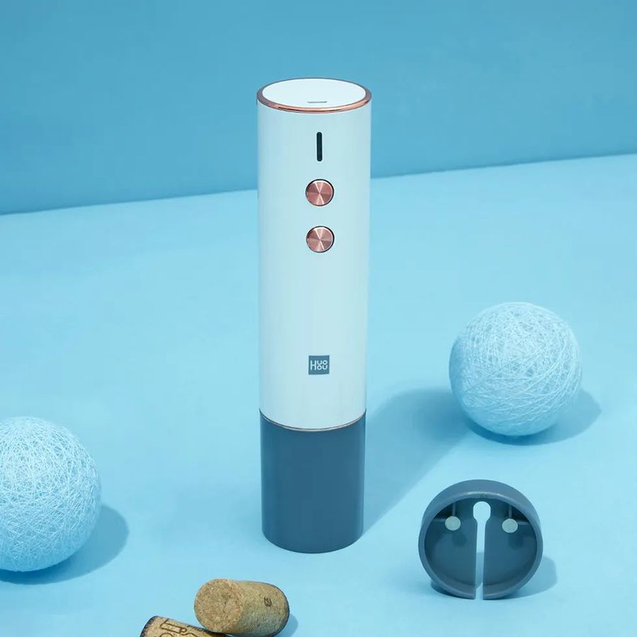 Электрический штопор Huo Hou Electric Wine Opener (голубой) Электрический штопор Huo Hou Electric Wine Opener (голубой)