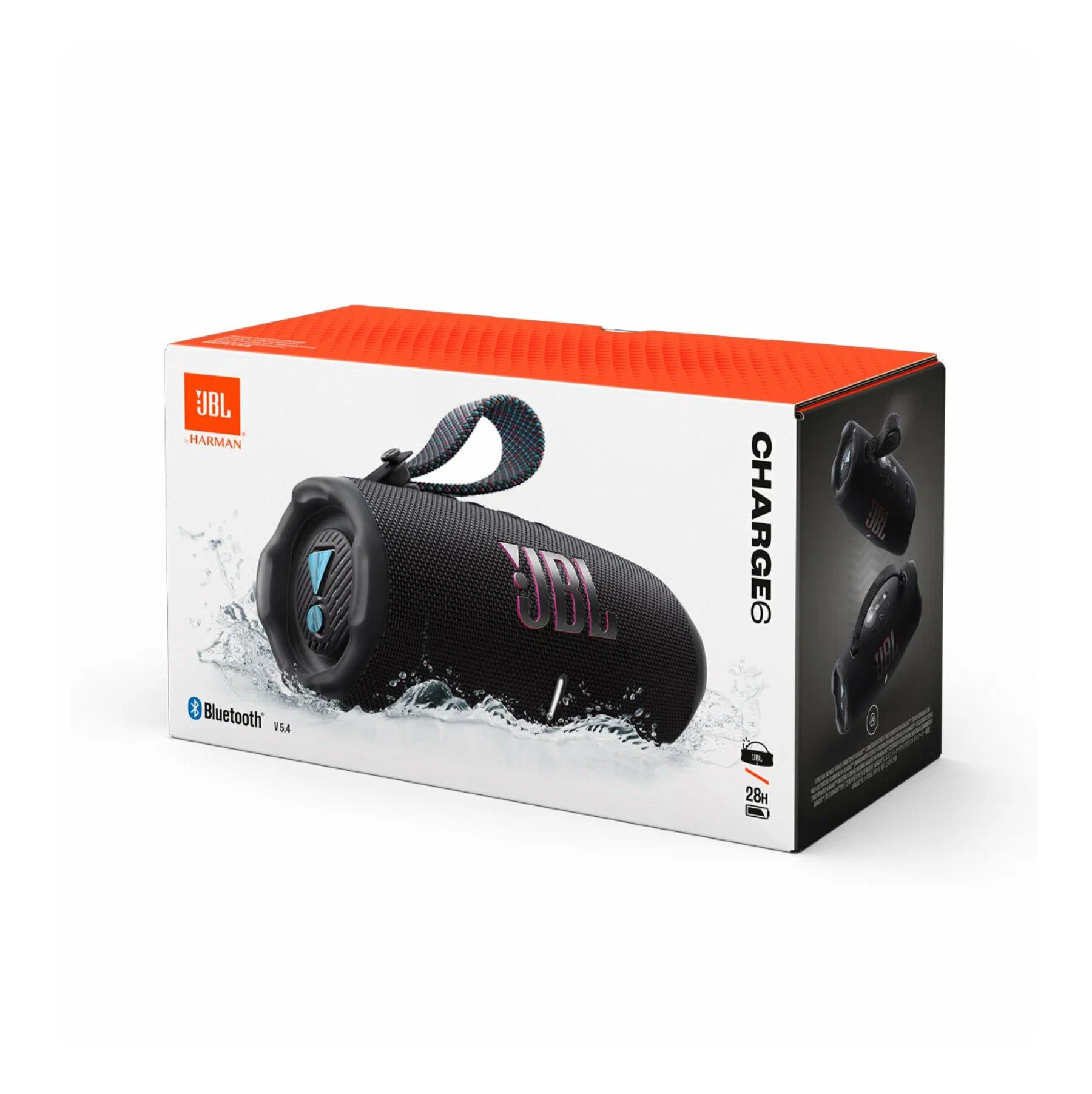 Портативная акустическая система JBL Charge 6 Black/Orange Портативная акустическая система JBL Charge 6 Black/Orange