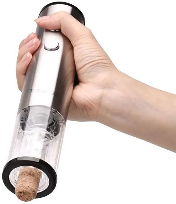 Электрический штопор Xiaomi Circle Joy Round Stainless Steel Electric Wine Opener Silver (CJ-EKPQ02) Электрический штопор Xiaomi Circle Joy Round Stainless Steel Electric Wine Opener Silver (CJ-EKPQ02)