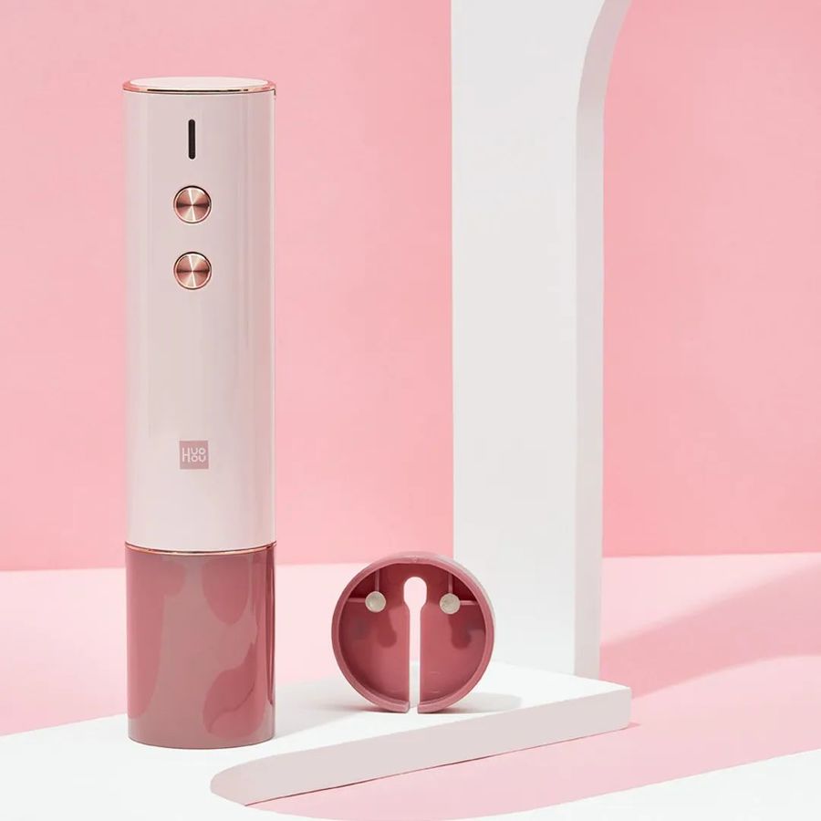 Электрический штопор Huo Hou Electric Wine Opener (розовый) Электрический штопор Huo Hou Electric Wine Opener (розовый)