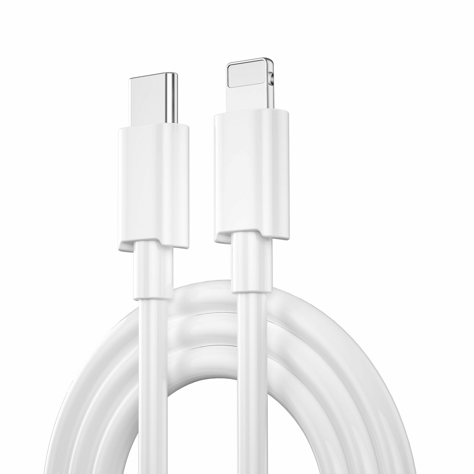 Сетевое зарядное устройство WiWU U006 USB-C 30W+кабель Type-C-Lightning белый Сетевое зарядное устройство WiWU U006 USB-C 30W+кабель Type-C-Lightning белый