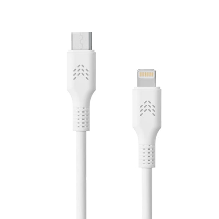 Сетевое зарядное устройство Rocket Space Combo USB-C + кабель Lightning, белый, 20W Сетевое зарядное устройство Rocket Space Combo USB-C + кабель Lightning, белый, 20W