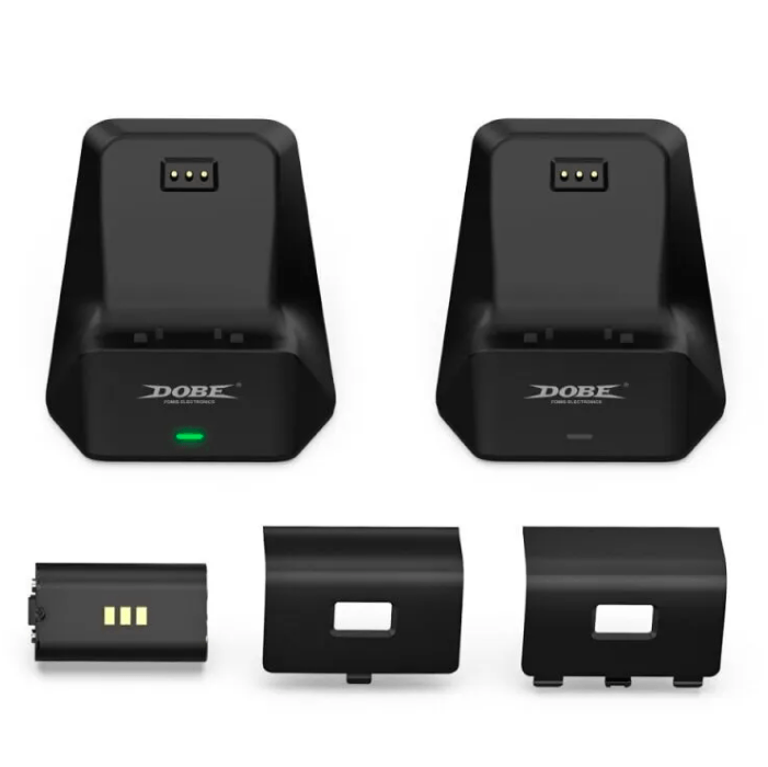 Зарядная станция Dobe для геймпадов Xbox One/Series S/X + аккумулятор TYX-0607X Зарядная станция Dobe для геймпадов Xbox One/Series S/X + аккумулятор TYX-0607X