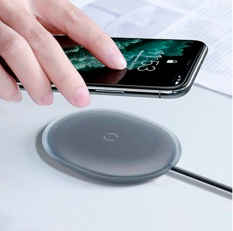 Беспроводное зарядное устройство Baseus Jelly Series, 15W, черный Беспроводное зарядное устройство Baseus Jelly Series, 15W, черный