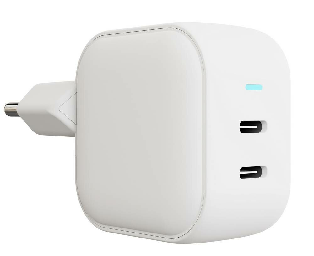 Сетевое зарядное устройство «vlp» G-Charge G-Charge 45W USB-C+USB-С, PD, QC, белый Сетевое зарядное устройство «vlp» G-Charge G-Charge 45W USB-C+USB-С, PD, QC, белый