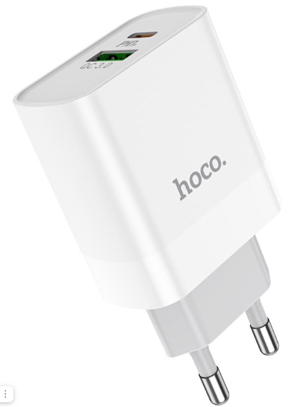 Сетевое зарядное устройство Hoco C80A PD20W Type-C to Type-C белый Сетевое зарядное устройство Hoco C80A PD20W Type-C to Type-C белый